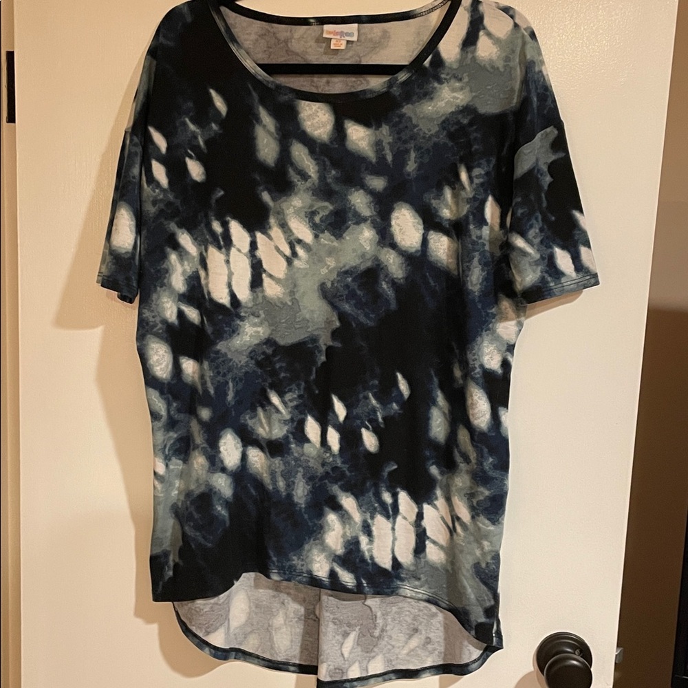 Lularoe Tie-Dye Short Sleeve Top